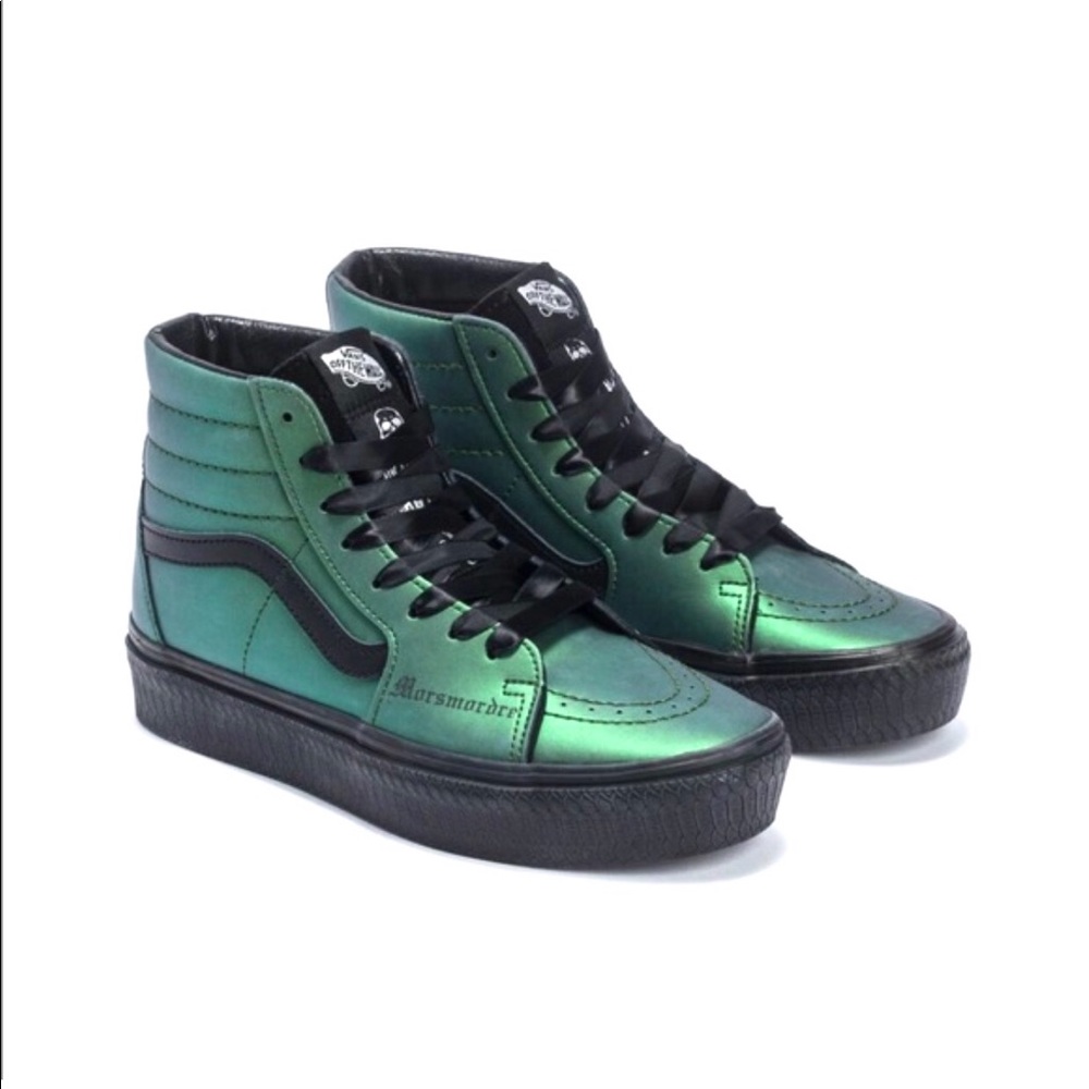 LAST! NWT Harry Potter Vans SK8 Platform Green - Picture 2 of 8